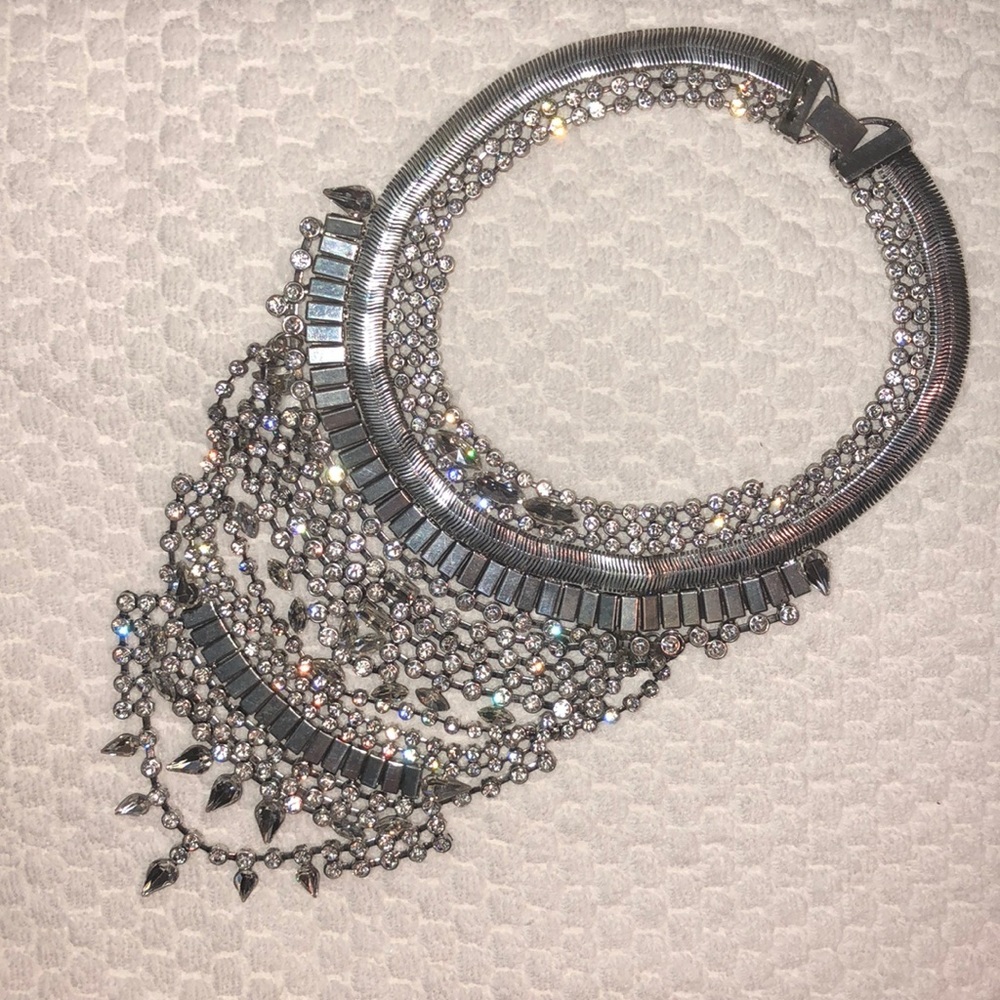 Beyonce Rhinestone Statement Necklace